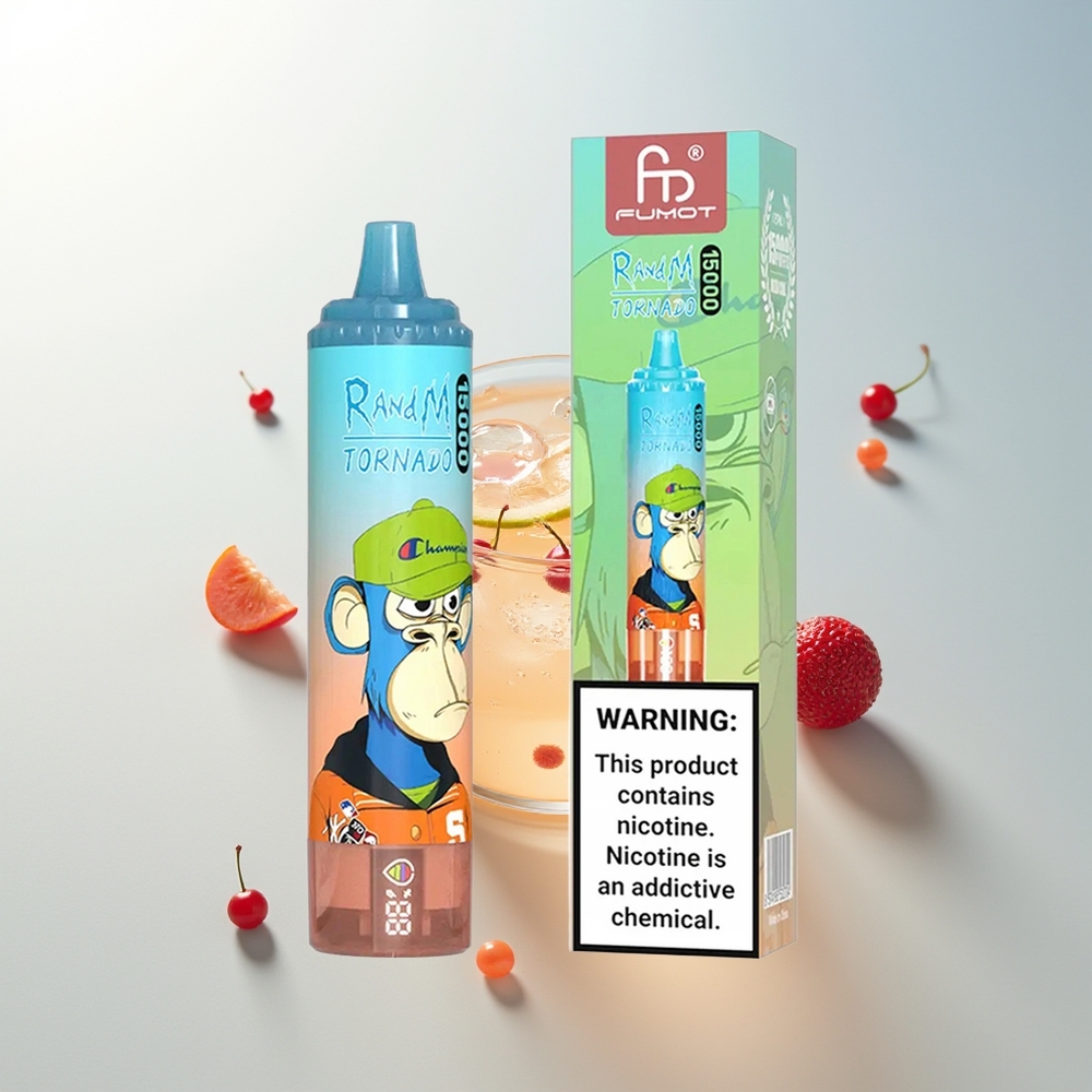 RandM Fumot Tornado 15000 Puffs 25ml Trešnja Kola