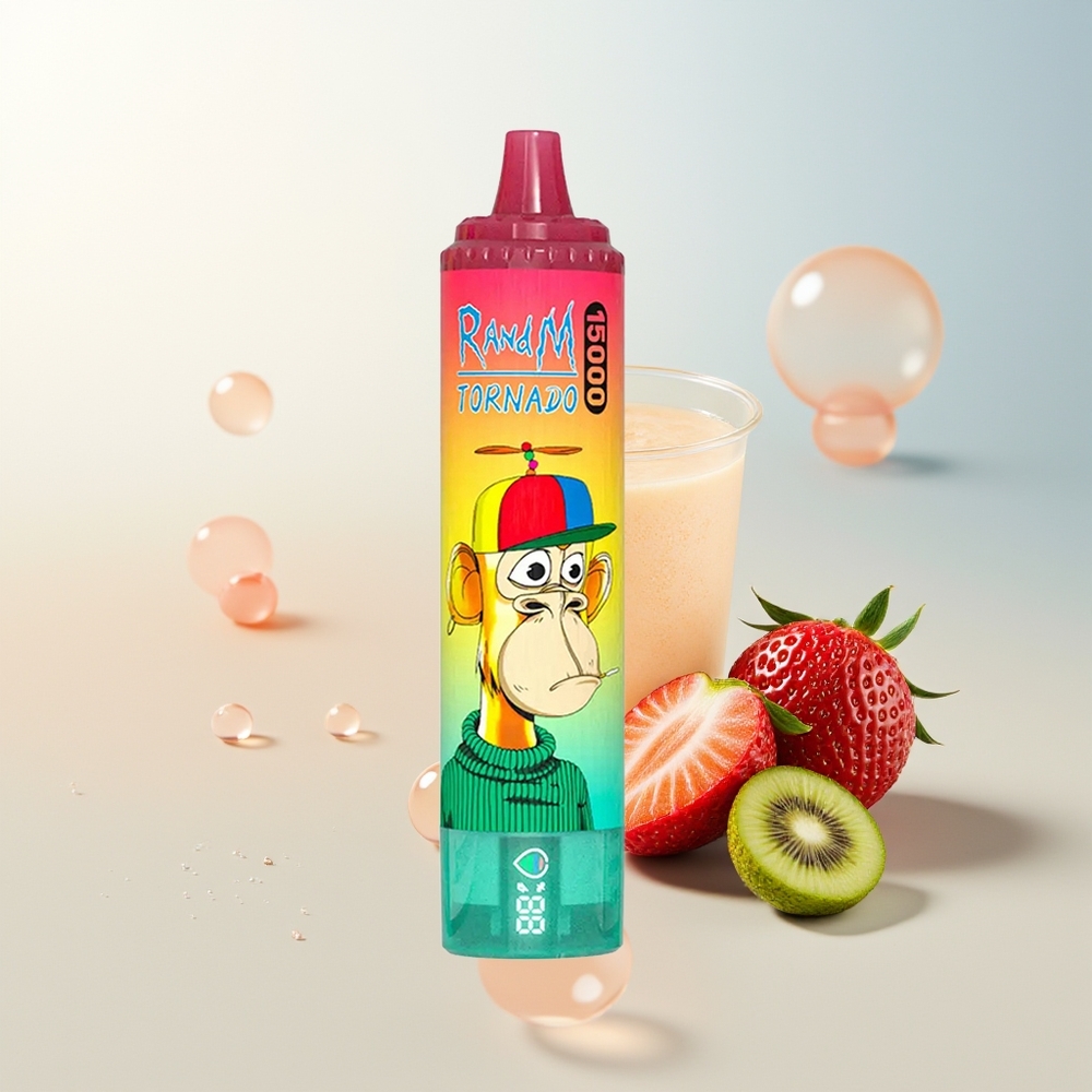 RandM Fumot Tornado 15000 Puffs Jagoda Kivi 25ml LCD