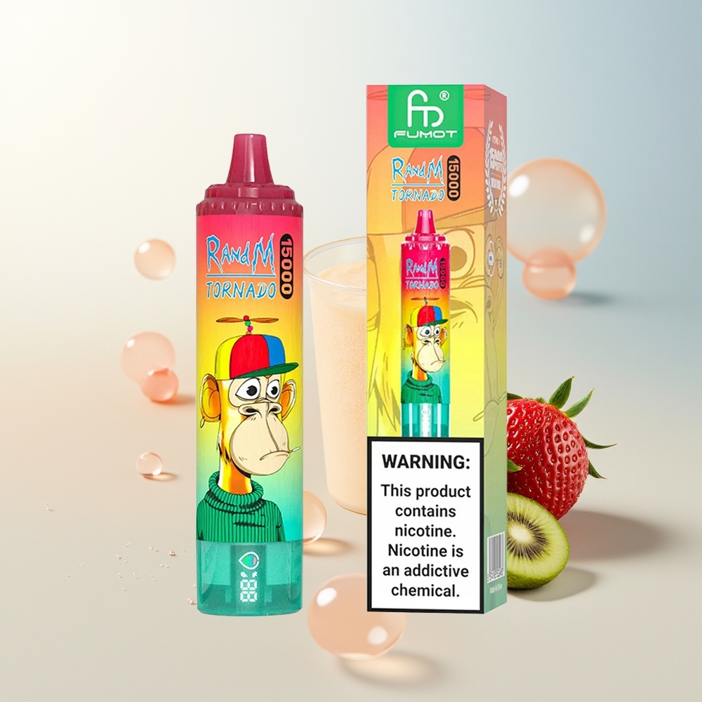 RandM Fumot Tornado 15000 Puffs Jagoda Kivi 25ml LCD