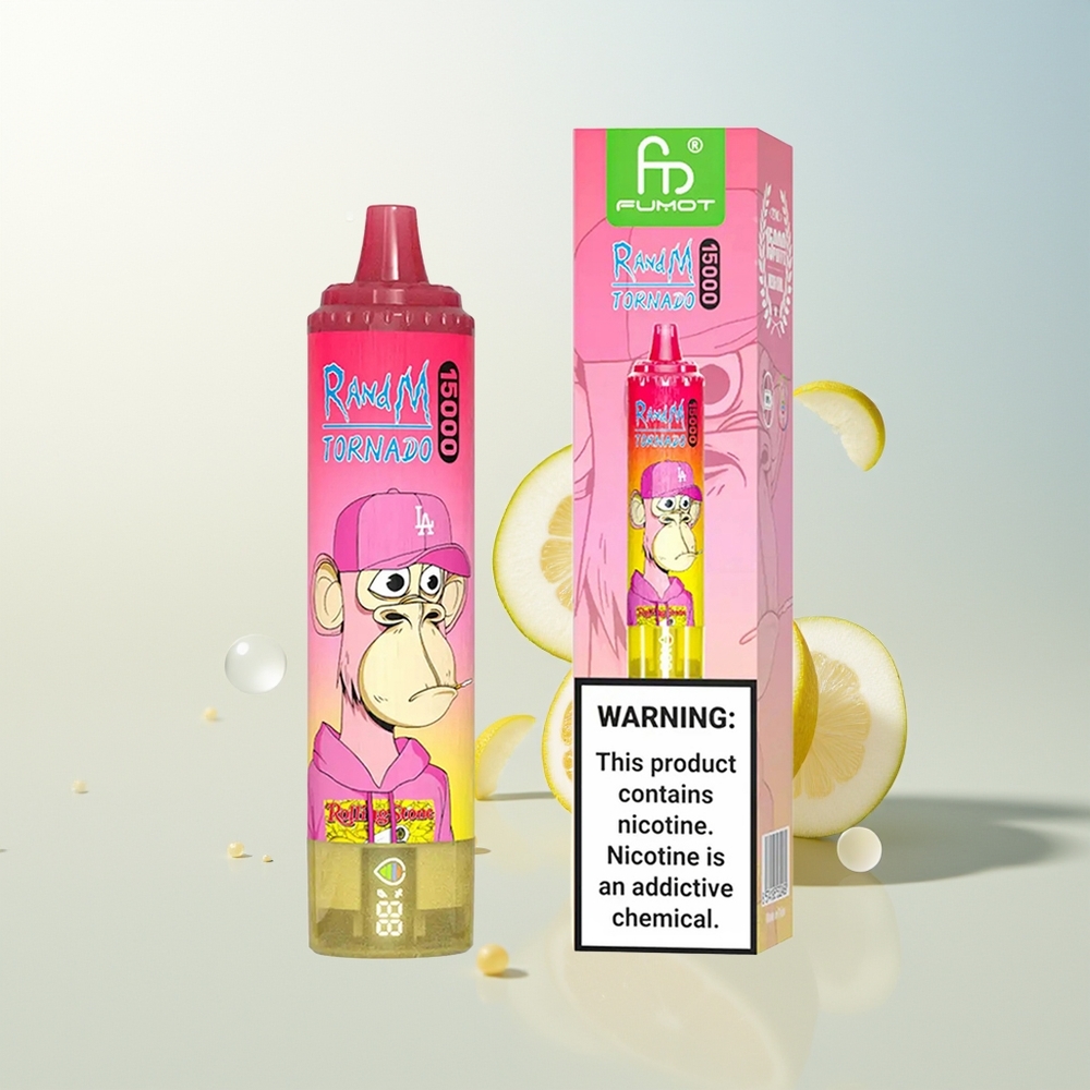 RandM Fumot Tornado 15000 Pufova 25ml Limun Jednokratna Vape