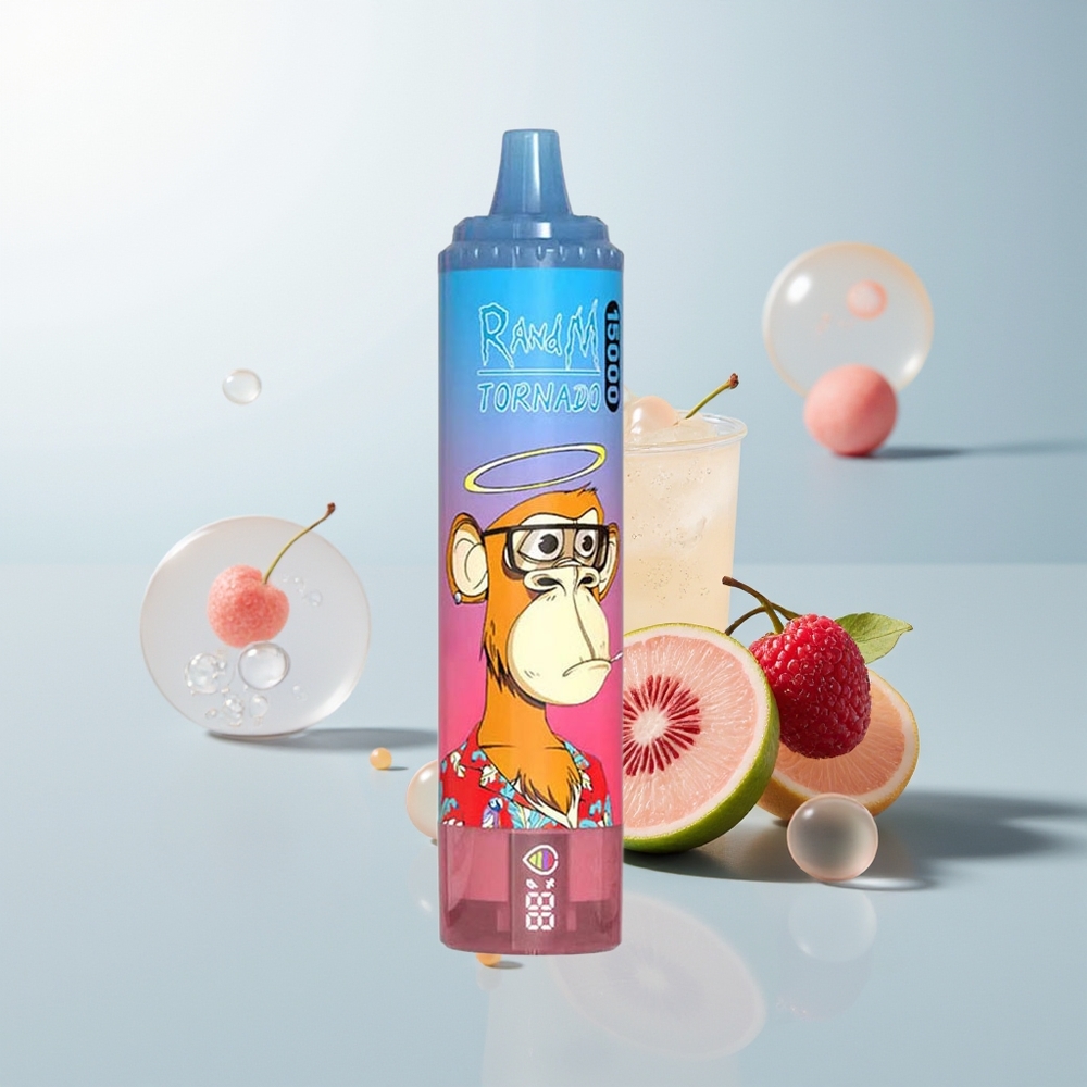 RandM Fumot Tornado 15000 Pufova Jednokratna Vape Plava Malina Trešnja 25ml 850mAh