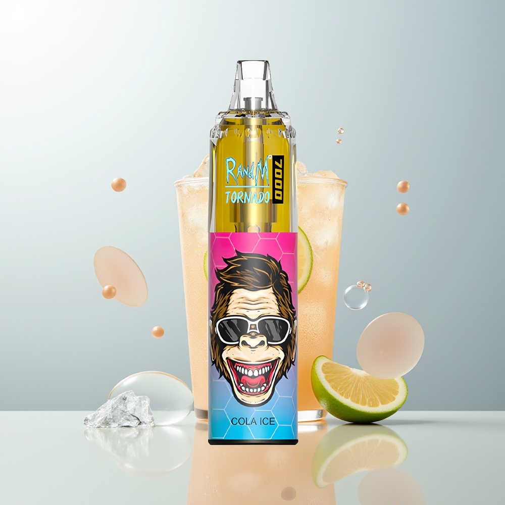 RandM Fumot Tornado 7000 Puffova Jednokratna Vape Cola Led 14ML Mesh Coil
