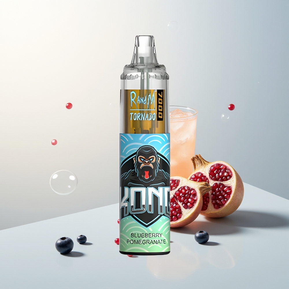 RandM Fumot Tornado 7000 Pufova Jednokratna Vape Borovnica Nar 14 ML E-liquid Mesh Coil