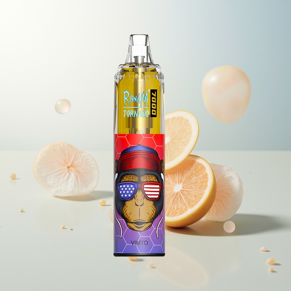 RandM Fumot Tornado 7000 Pufova Vimto Jednokratna Vape s 14 ML Tekućine i Mesh Coil
