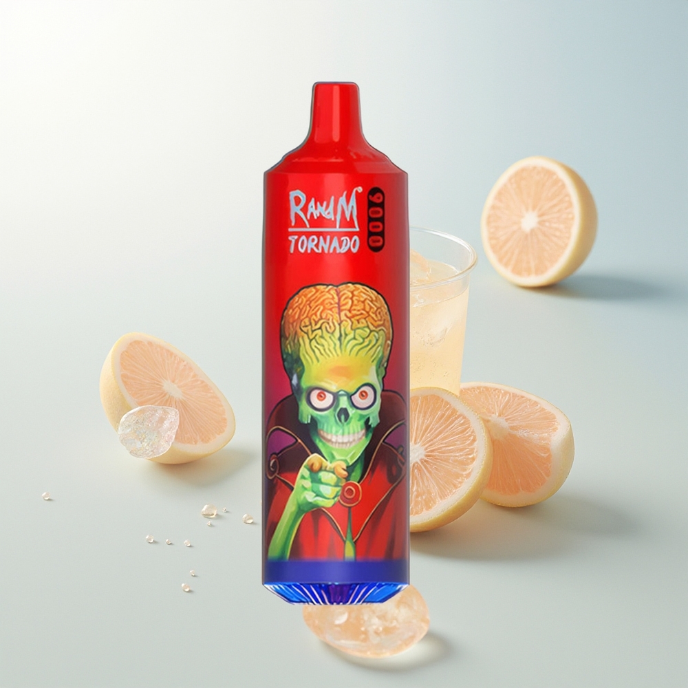 RandM Fumot Tornado 9000 Puffs Lješnjak Led Kombinacija s RGB Display