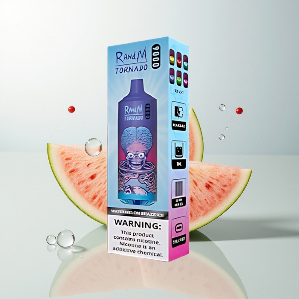 RandM Fumot Tornado 9000 Pufova Jednokratna Vape Lubenica Brazz Led