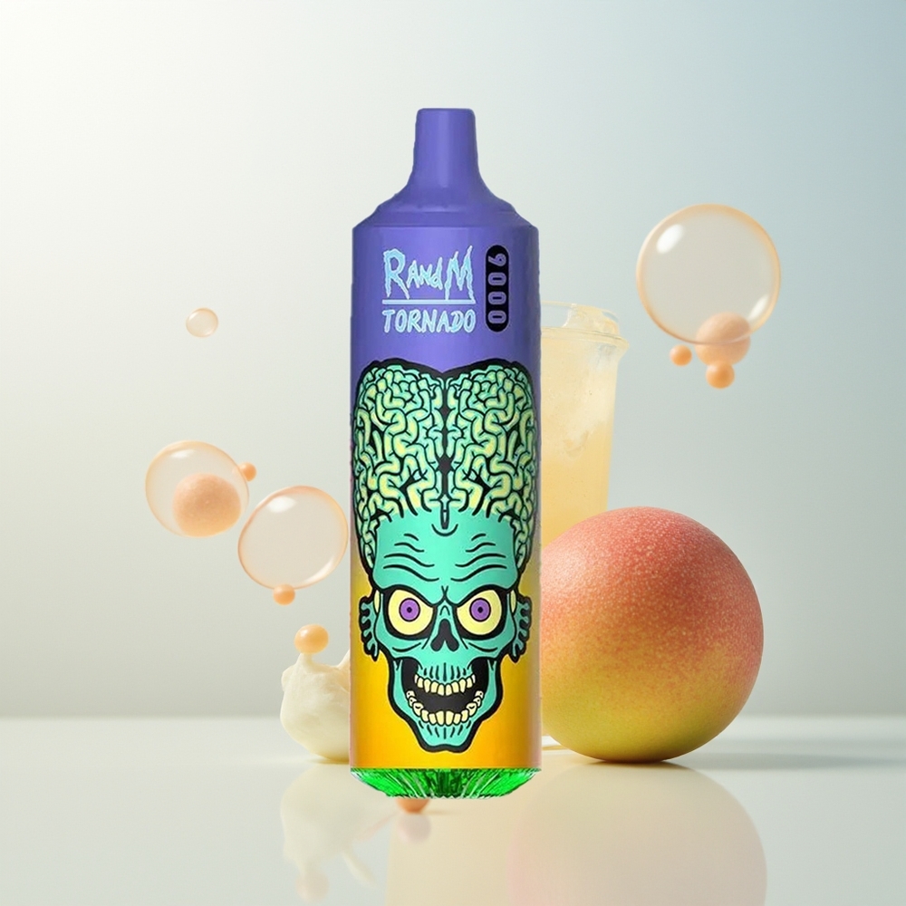 RandM Fumot Tornado 9000 Pufova Jednokratna Vape Trkača Mango s 850 mAh Punjivom Baterijom