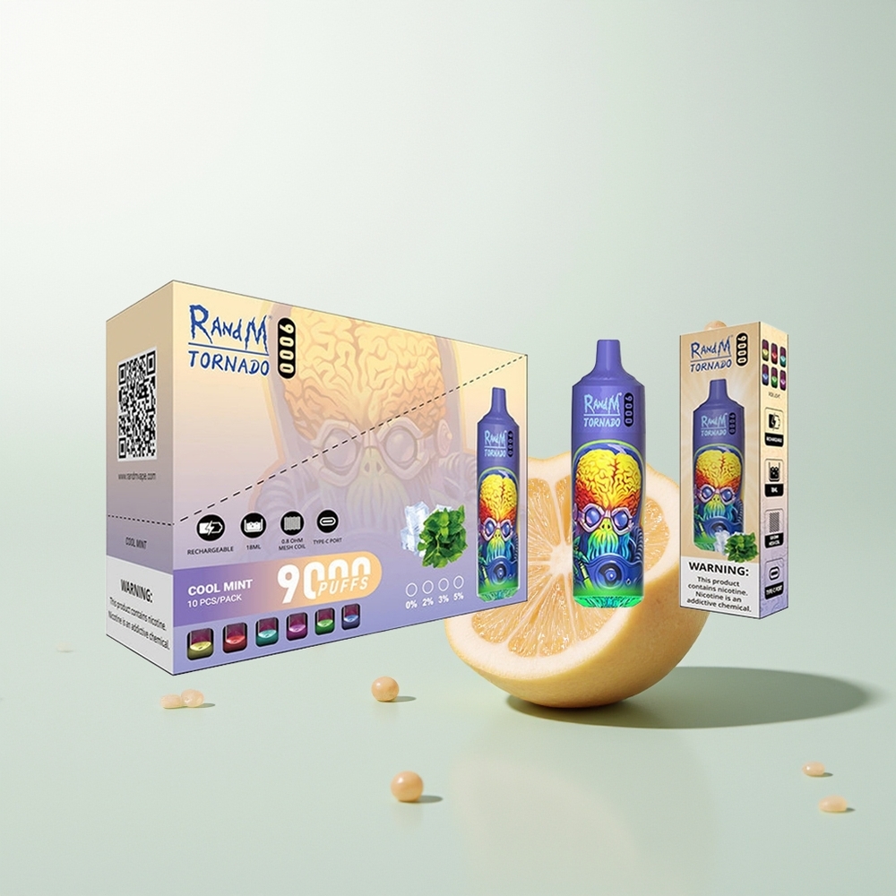 RandM Fumot Tornado 9000 Pufova Osvežavajuća Meta Aroma