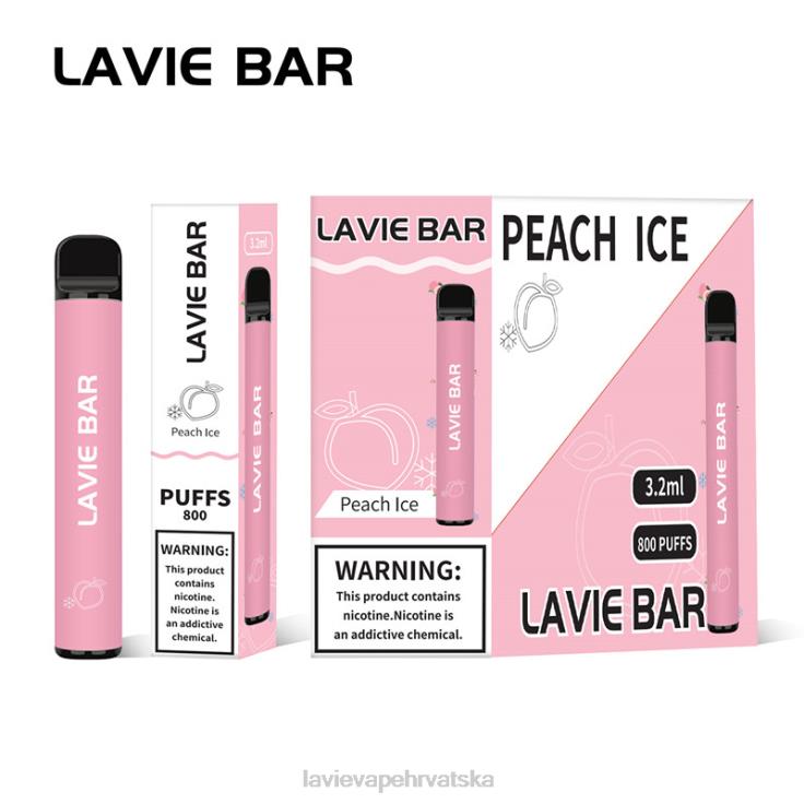 led od breskve LAVIE BAR 800 udaha 2DHBL314 | Lavie Vape Hrvatska