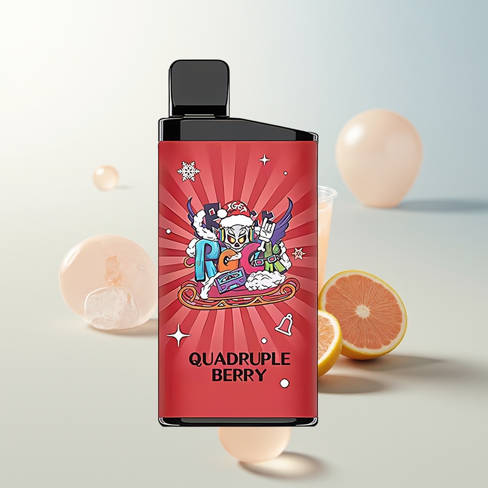 IGET Bar 3500 Pufova Jednokratna Vape Četverostruka Bobica + 1400 mAh