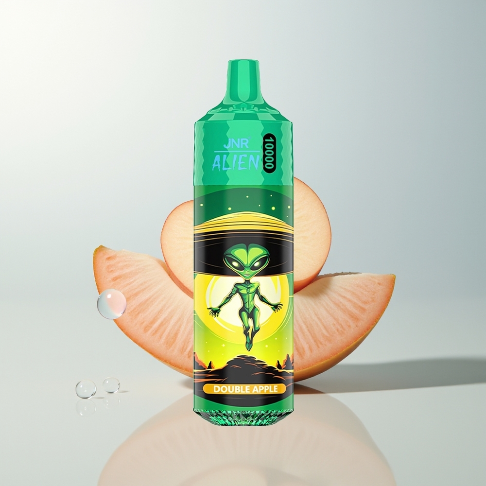 JNR Alien 10000 Puffs Dvostruka Jabuka 850mAh LED