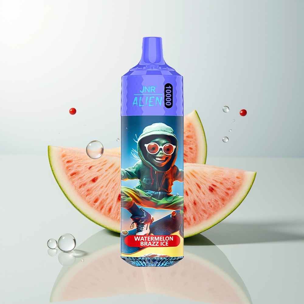 JNR Alien 10000 Puffs Jednokratna Vape Lubenica Brazz Led 850mAh