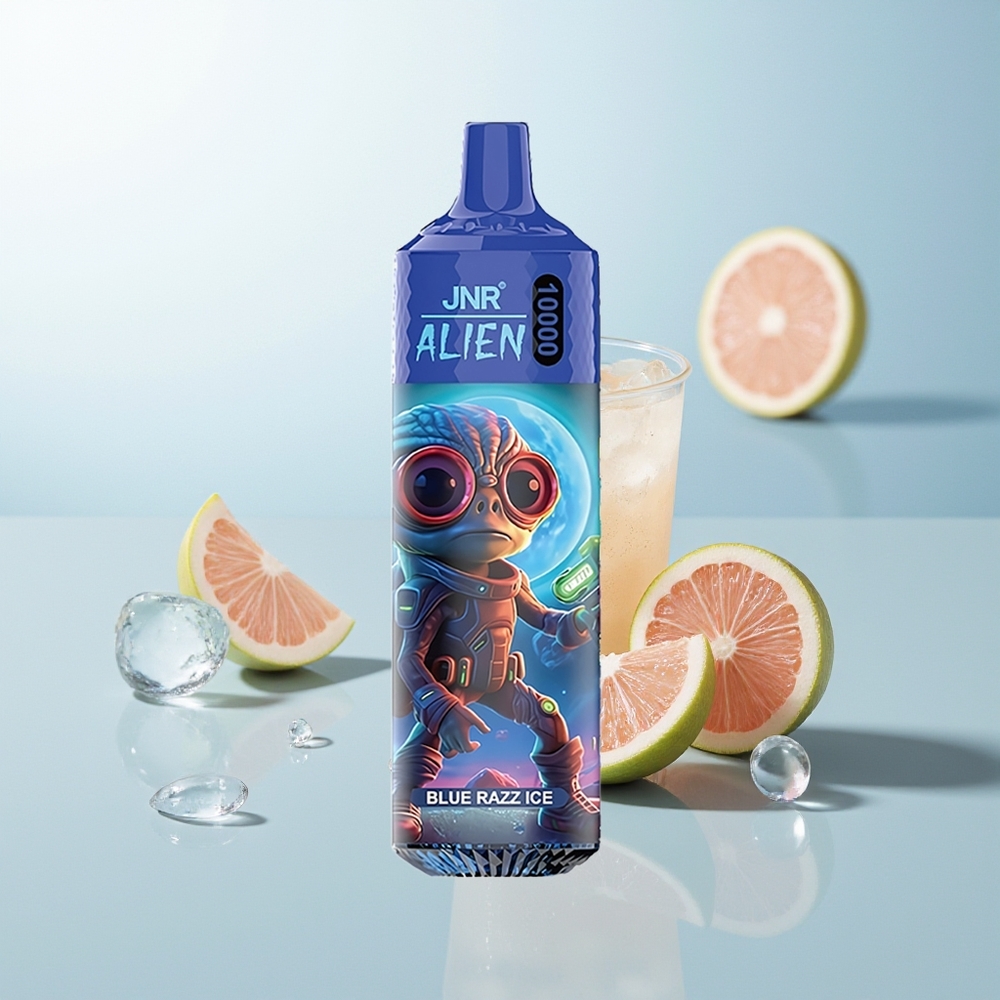 JNR Alien 10000 Pufova Plavi Razz Led s RGB osvjetljenjem i Type-C punjenjem