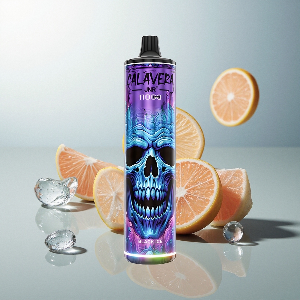JNR Calavera 11000 Pufova Jednokratna Vape Crni Led + 850 mAh Battery + 21ml E-Liquid