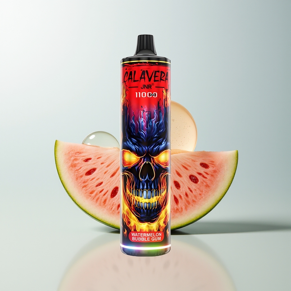 JNR Calavera 11000 Pufova Jednokratna Vape Lubenica Žvakaća Guma 850 mAh 21ml