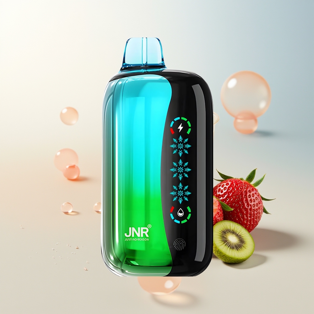 JNR Flex Ice 21000 Pufova Jednokratna Vape Jagoda Kivi Prilagodljivi Led i Prilagodljivi Protok Zraka