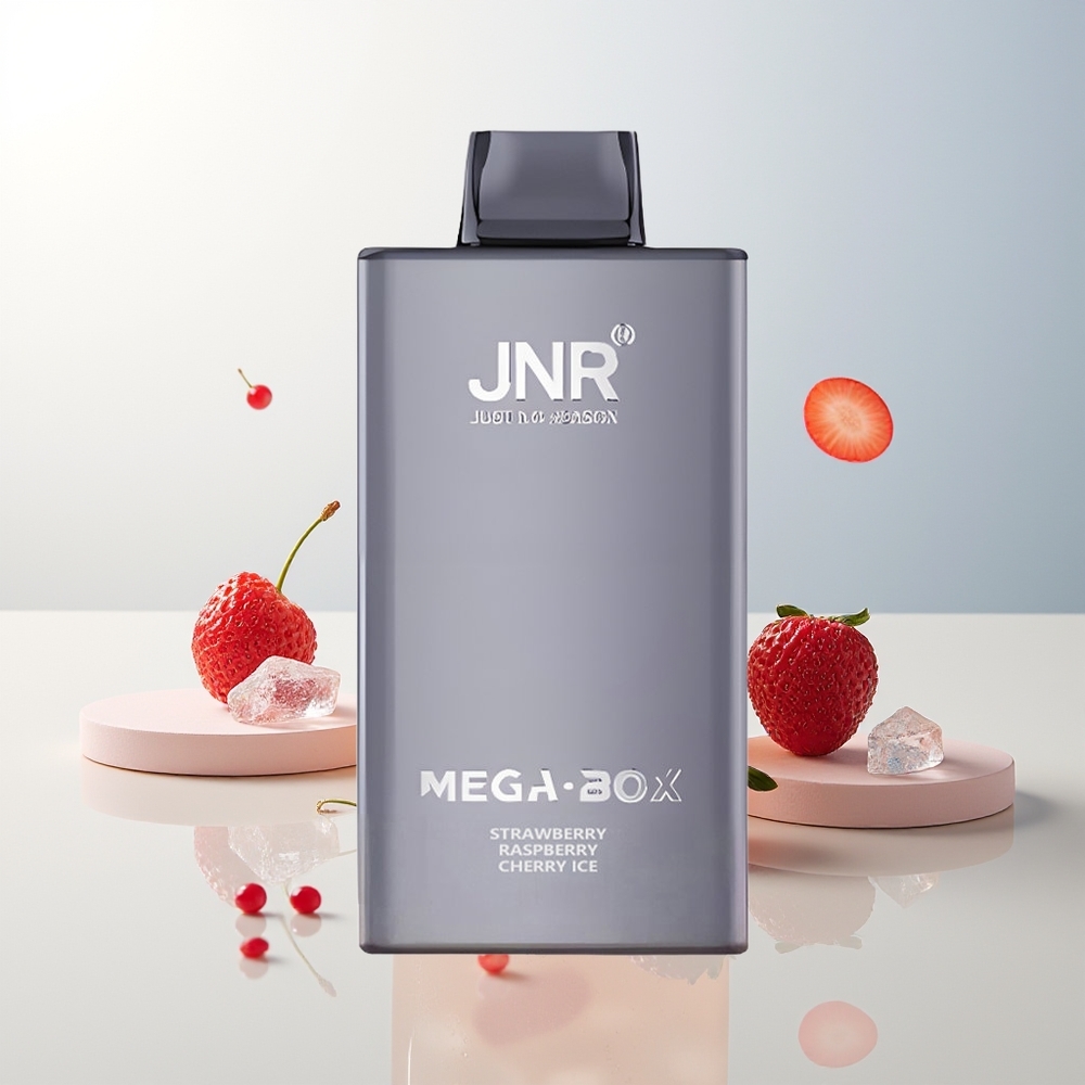JNR Mega Box 25000 Puffs Jednokratna Vape Jagoda Malina Trešnja Led Dual Mesh Coil Type-C
