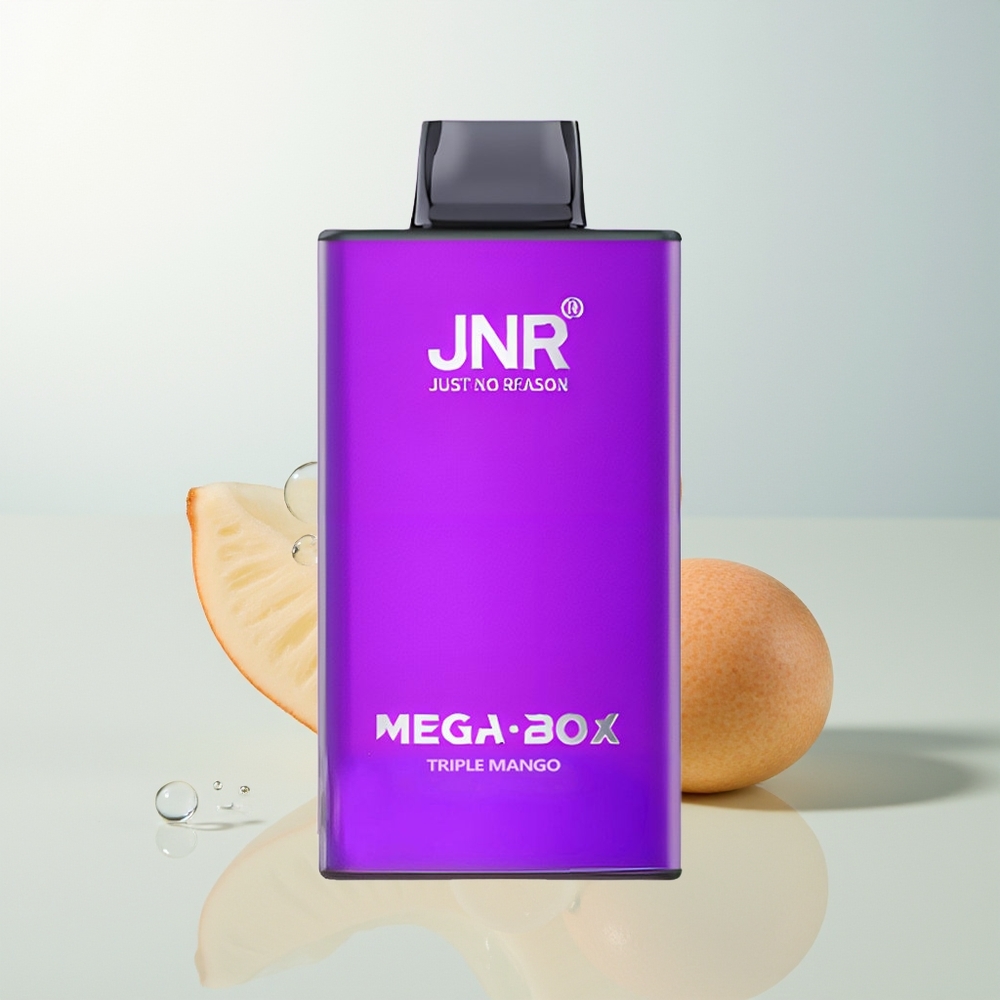 JNR Mega Box 25000 Pufova Jednokratna Vape Trostruki Mango 30ml Dual Mesh